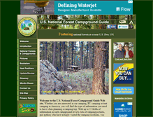 Tablet Screenshot of forestcamping.com